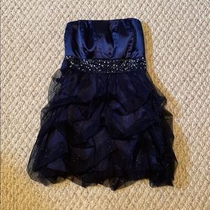 Blue sparkly dress